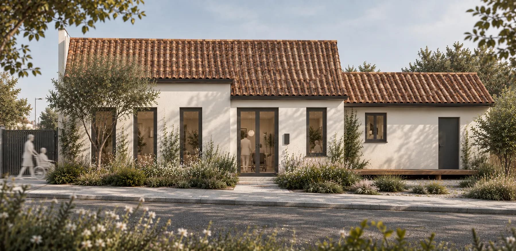 Perspective — la maison sur rue